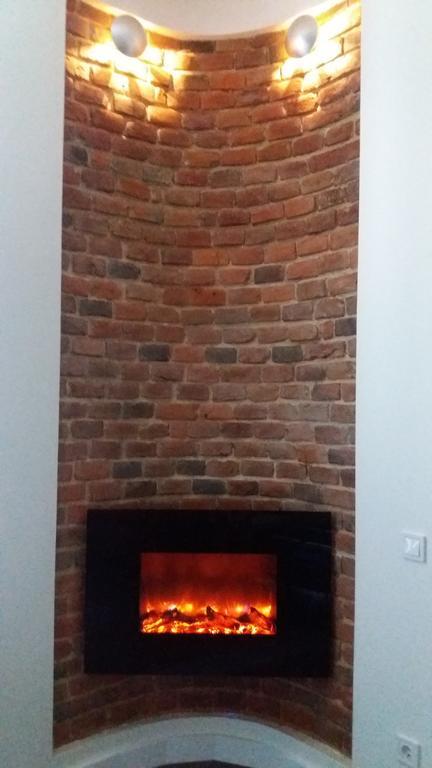 Apartment With Fireplace 利沃夫 外观 照片